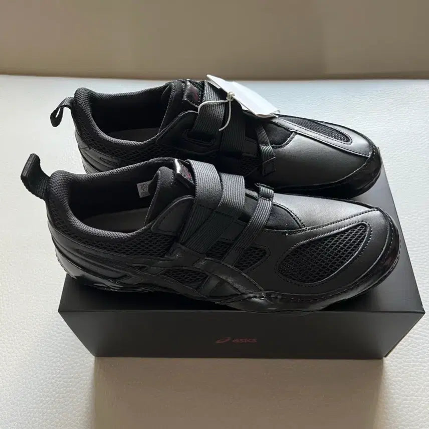 [BUNJANG] Asics Issey Miyake Hyper Taping Black Sneakers / 아식스 이세이미야케 하이퍼 테이핑 블랙