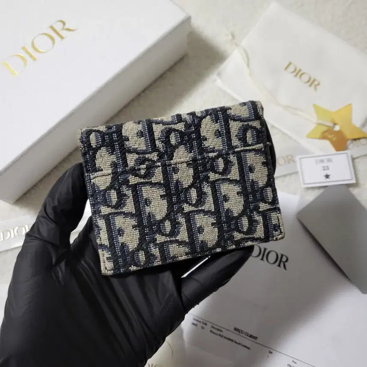 [BUNJANG] Dior Oblique Saddle Card Holder / [새상품급/풀구성] 디올 오블리크 새들 카드지갑