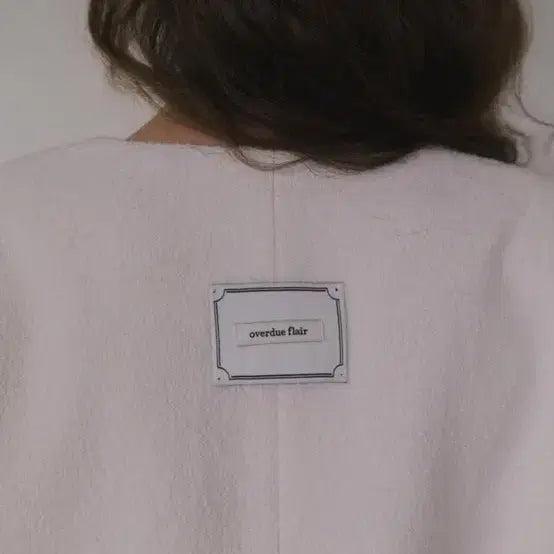 [SOLD OUT] 오버듀플레어 트위드 아이보리