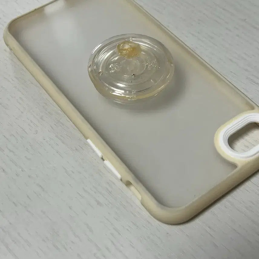 [BUNJANG] iPhone 7/8/SE2 Semi-Transparent Grip Tok Case / 아이폰 7/8/SE2 반투명 그립톡 케이스