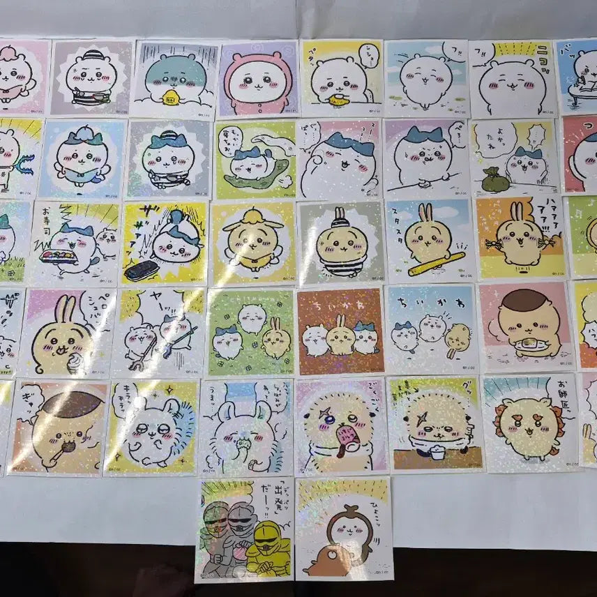 [BUNJANG] Chiikawa Assorted Stickers Bundle Set / 치이카와 무중복 스티커 일괄 (42종/34종/15종)