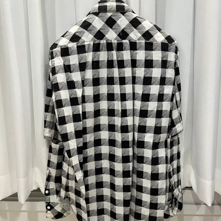 [BUNJANG] Soloist 17SS Checkered Pullover Shirt / 솔로이스트 17SS 풀오버 체크셔츠
