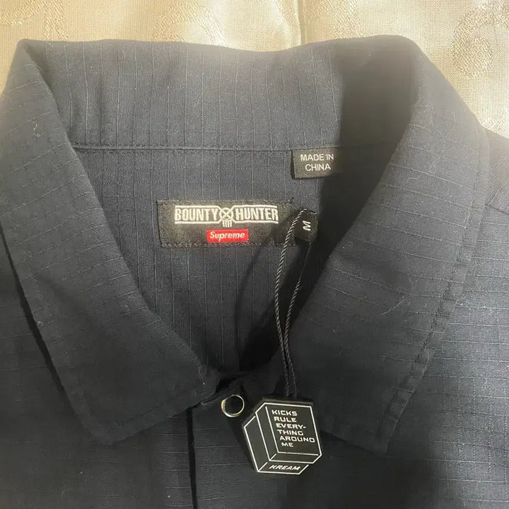 [BUNJANG] Supreme Bounty Hunter Ripstop Shirt (Black) / (M)슈프림 23FW BountyHunter 립스탑 셔츠