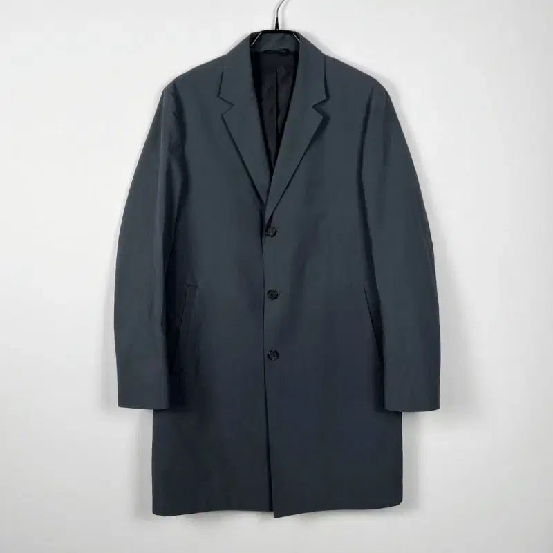 [BUNJANG] Calvin Klein Navy Long Windbreaker Coat / CK 캘빈클라인/롱 자켓 맥 코트 바람막이 M 100/라덴