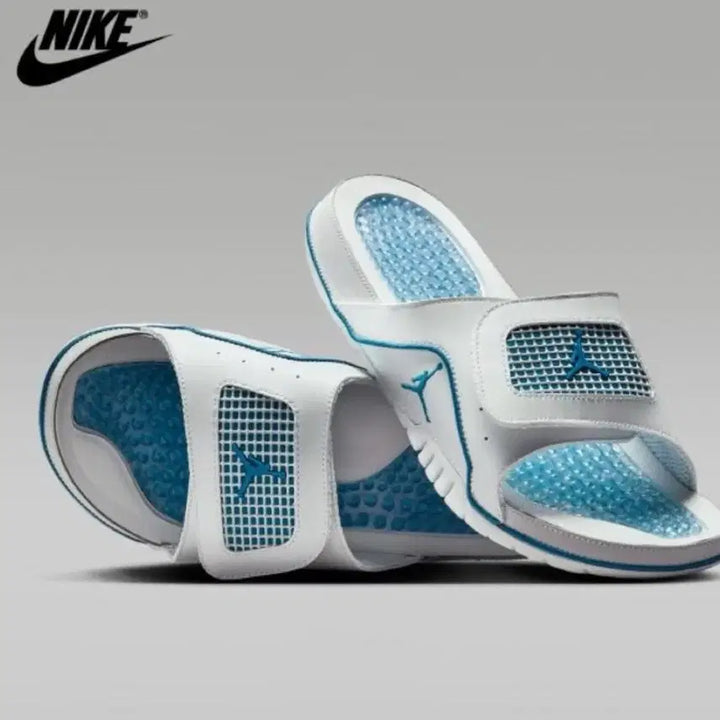 [BUNJANG] Nike Jordan Hydro 4 Retro Off-White Blue / 나이키 조던 하이드로 4 레트로 오프화이트블루
