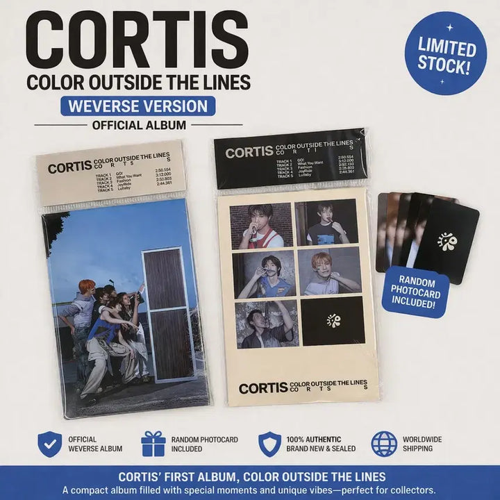 [BUNJANG] Cortis Weverse Version Album Unsealed Set / 코르티스 (Cortis) 위버스 버전 앨범 미개봉 세트
