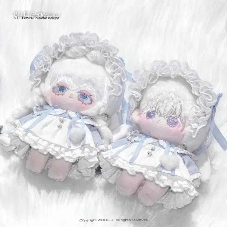 [SOLD OUT] 10cm 인형옷 우블 블루 시리즈 플르슈 연하늘 새상품