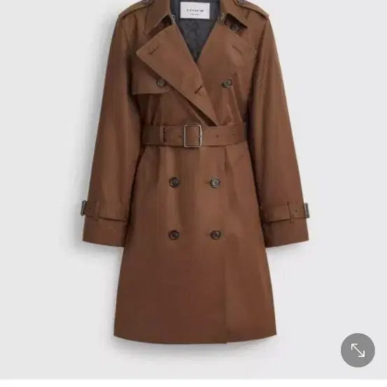 [BUNJANG] Coach Brown Trench Coat / 코치 브라운 트렌치코트