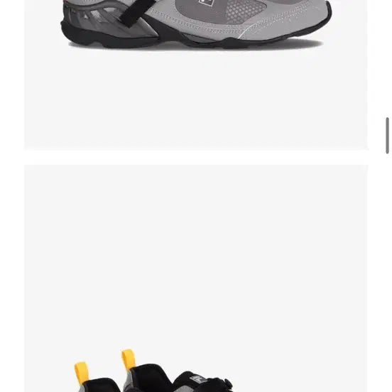 [BUNJANG] Fila Fleur Velcro Sneakers - Gray (230mm) / 휠라 플레르 벨크로 그레이 스니커즈 새상품 230