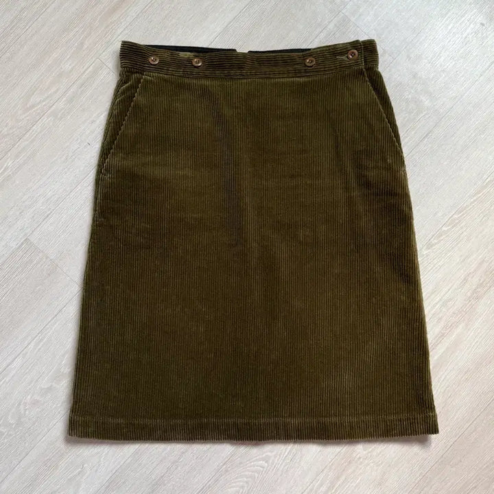 [BUNJANG] MHL Corduroy Skirt Olive / MHL 코듀로이 스커트 M 올리브