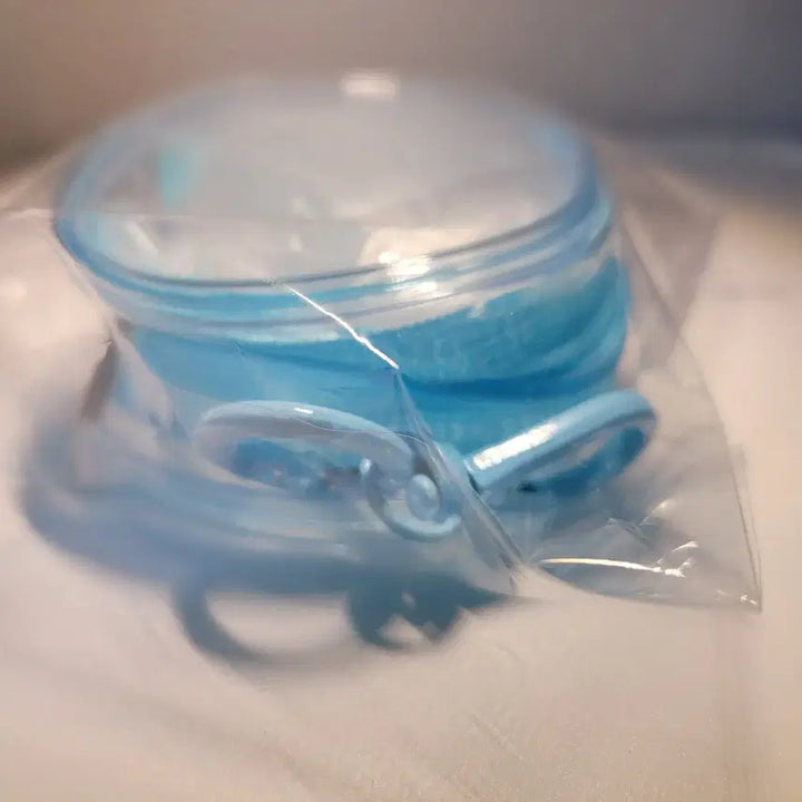 [BUNJANG] Biore UV Skiz Doll Transparent Keyring Pouch Blue / 비오레 UV 스키즈 인형 투명 키링 파우치 블루