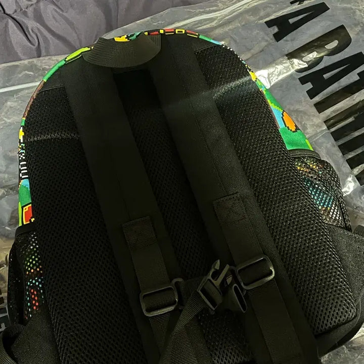 [BUNJANG] BAPE BABY MILO Game Pattern Backpack / 베이프 베이비 마일로 게임패턴 백팩