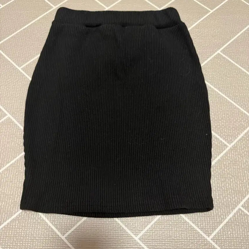 [BUNJANG] Ribbed Skirt / 골지치마