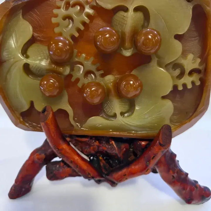 [BUNJANG] Jade Goldfish Sculpture / 금붕어 옥조각품