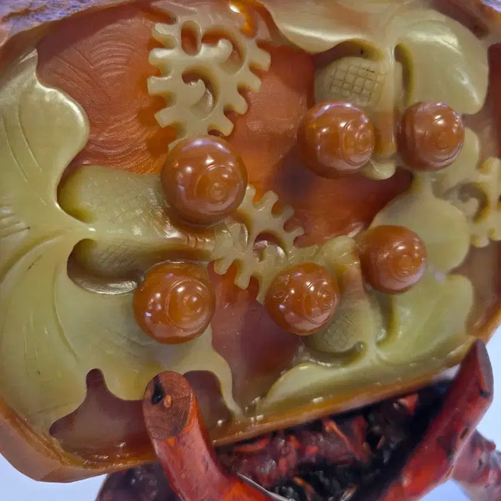 [BUNJANG] Jade Goldfish Sculpture / 금붕어 옥조각품