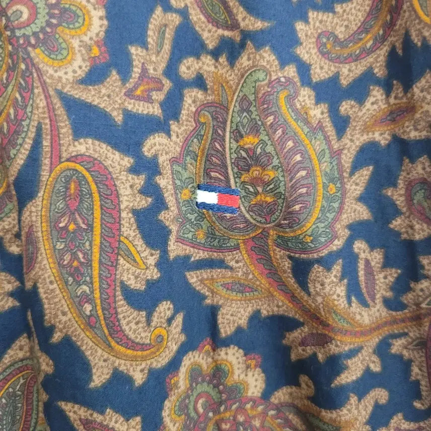 [BUNJANG] Tommy Hilfiger Paisley Native Pattern Shirt / [95/M] 타미힐피거 페이즐리 네이티브 패턴 셔츠 / USA