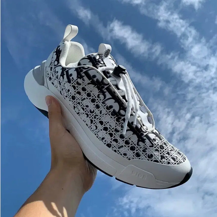 [BUNJANG] B24 Oblique Cannage Sneakers / B24 오블리크 까나쥬 스니커즈