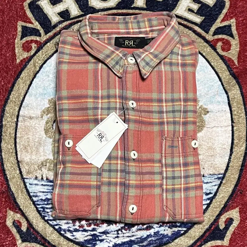 [BUNJANG] RRL Plaid Twill Work Shirt / 더블알엘 (RRL) 플래드 트윌 워크셔츠