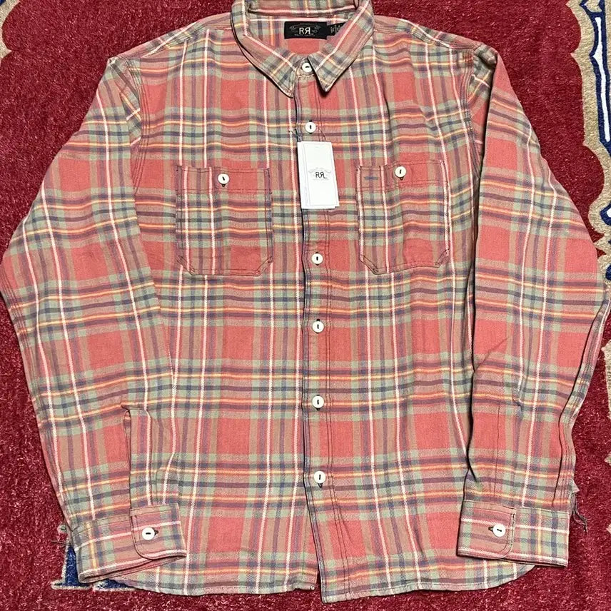[BUNJANG] RRL Plaid Twill Work Shirt / 더블알엘 (RRL) 플래드 트윌 워크셔츠