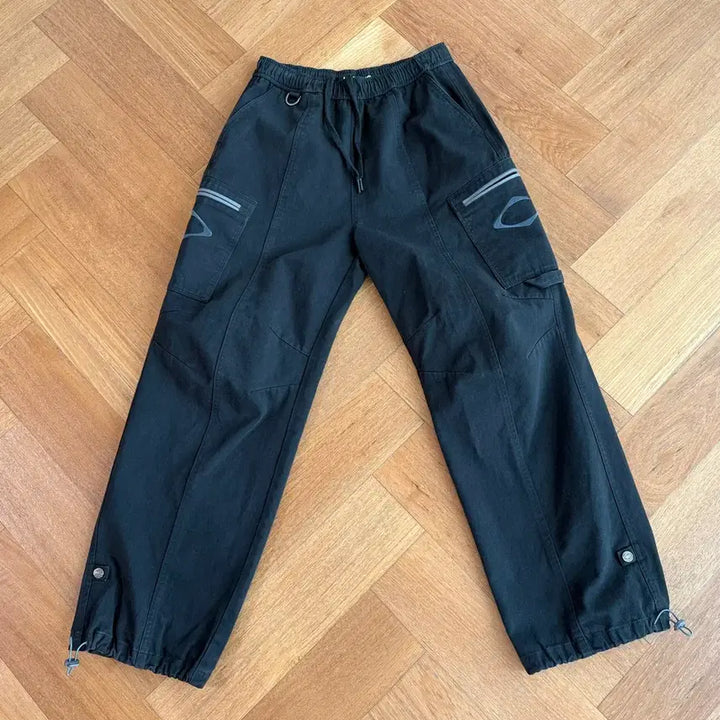 [BUNJANG] Mischief Drawstring Pants Black S / 미스치프 드로스트링 팬츠 블랙 S