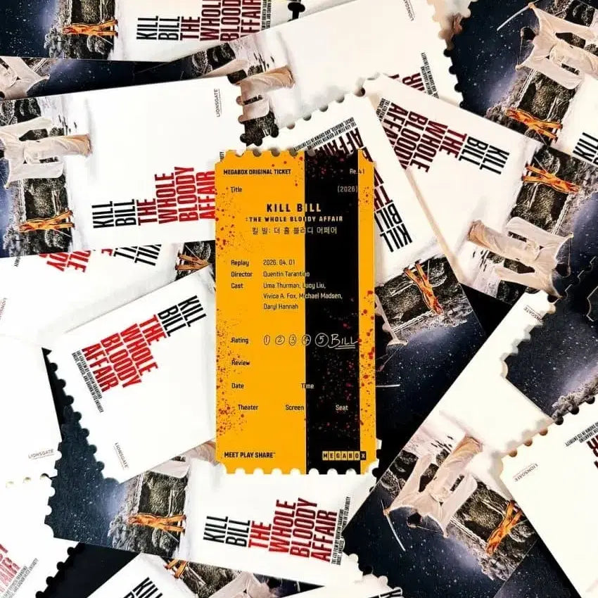 [BUNJANG] Kill Bill Artgraphy OT Bundle Set / 킬빌 아트그라피 오리지널티켓 오티 2종 일괄
