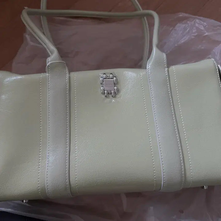 [BUNJANG] Le Mask Boston Shoulder Bag - Green / 르마스크 이어 보스턴 숄더백 그린