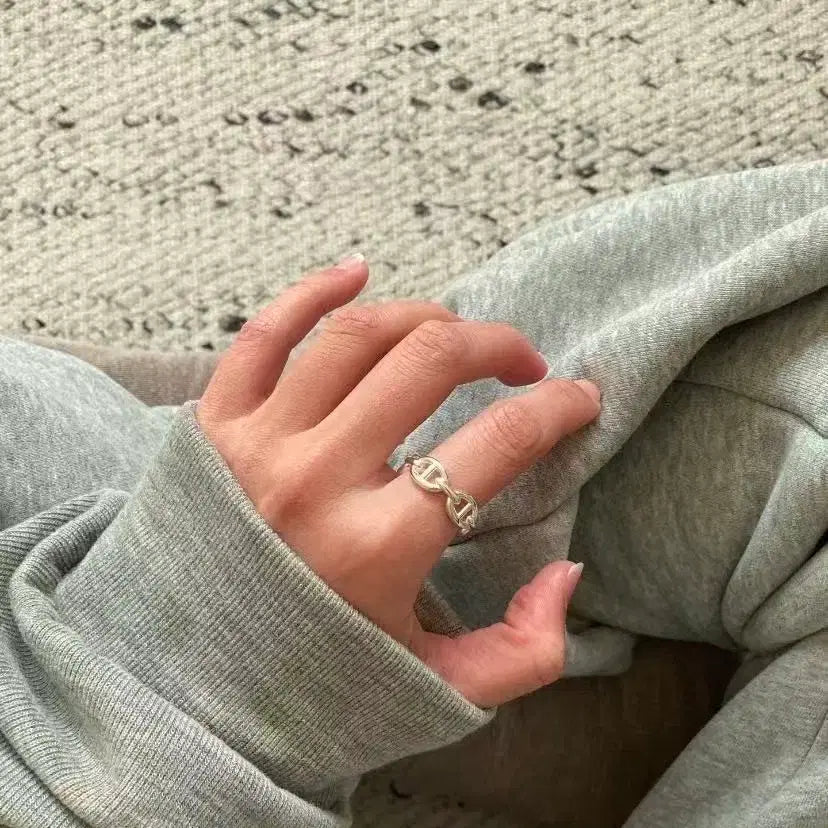 [BUNJANG] Hermes Antique Silver Ring / 에르메스 반지
