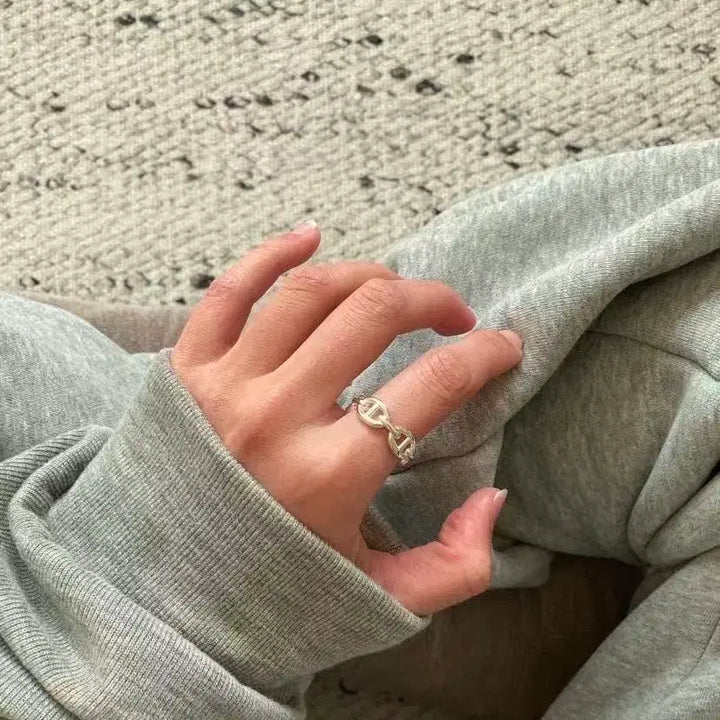 [BUNJANG] Hermes Antique Silver Ring / 에르메스 반지