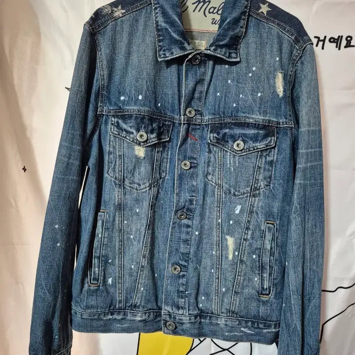 [BUNJANG] Cal Malibu Denim Jacket / Cal Malibu 데님 자켓