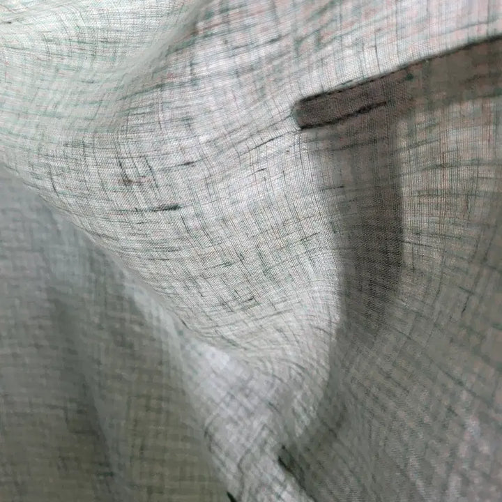 [BUNJANG] Shamale Green Linen 100% Check Jacket / Shamale 그린 린넨100 잔체크자켓