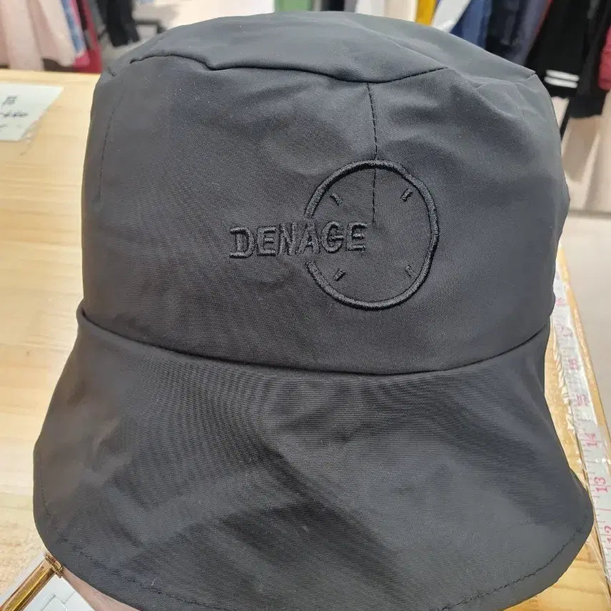 [BUNJANG] DENAGE Circle Logo Bucket Hat - Black / [새상품] 드네이지(DENAGE) 서클 로고 버킷햇 벙거지 블랙