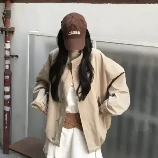 [SOLD OUT] 에이블리 베이지야상자켓