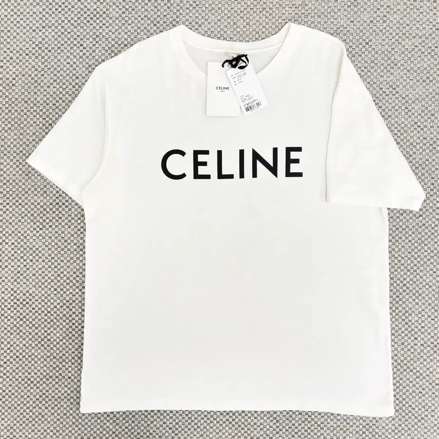 [BUNJANG] Celine Loose Print T-shirt / [L]셀린느 루즈 프린트 반팔티