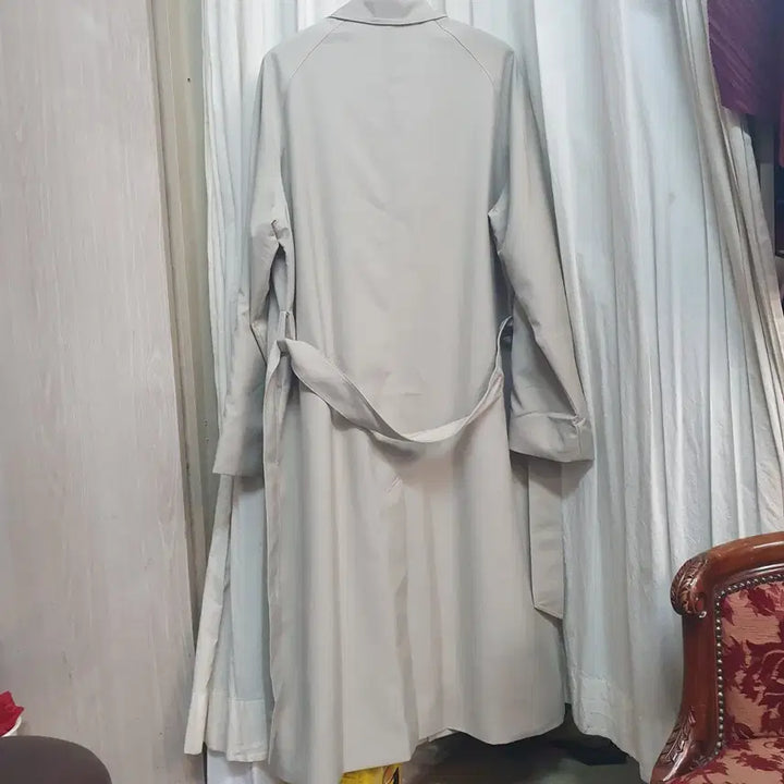 [BUNJANG] 8seconds Beige Long Trench Coat / 8seconds 베이지색 롱 트렌치코트