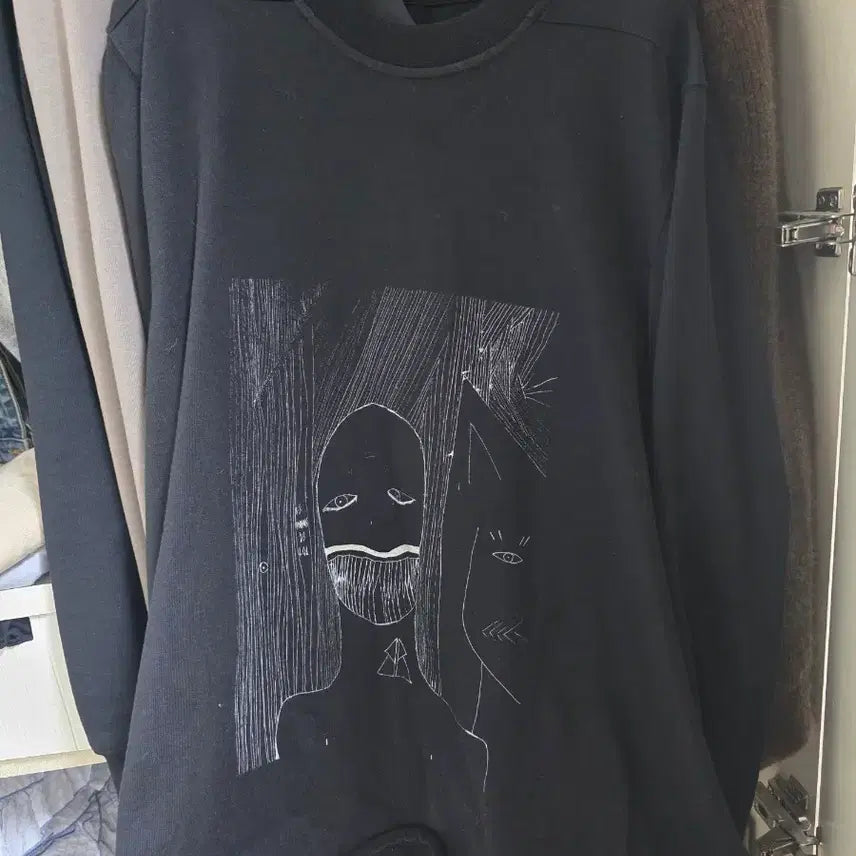 [BUNJANG] Rick Owens Black Sweatshirt Size S / 릭오웬스/스웻셔츠/s