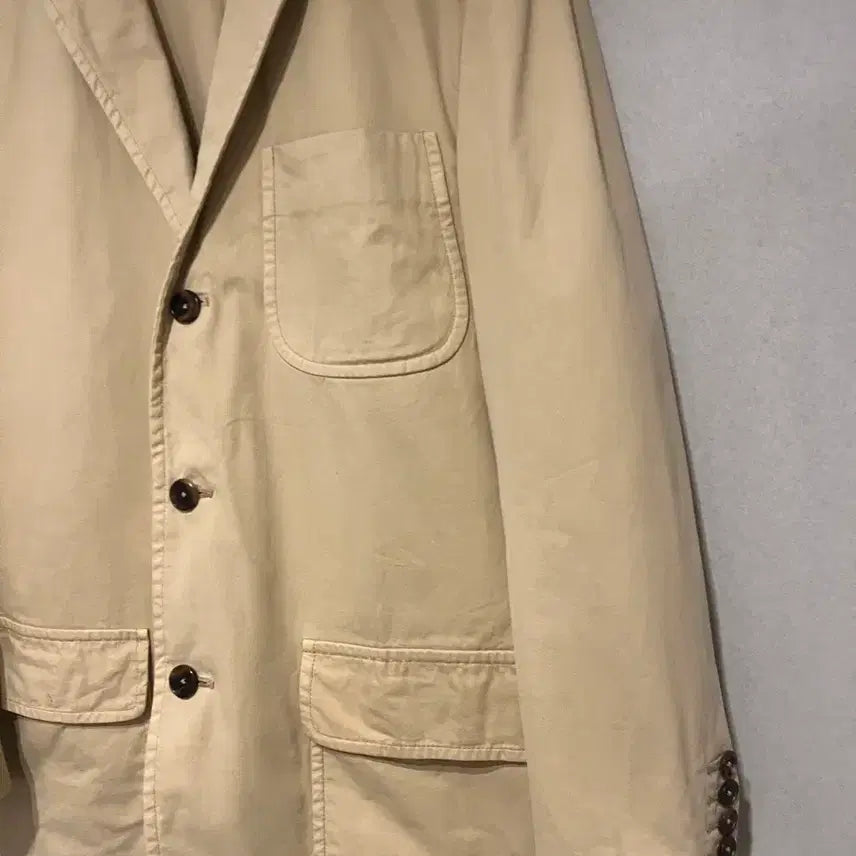 [BUNJANG] Polo Cotton Blazer Jacket / 폴로 코튼 블레이저 쟈켓
