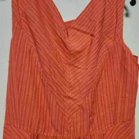 [BUNJANG] DeWL Sleeveless Coral Dress / 듀엘원피스