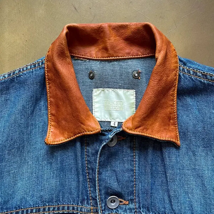 [BUNJANG] TAKEO KIKUCHI Vintage Denim Trucker Jacket / TAKEO KIKUCHI 타케오키쿠치 일본 빈티지 데님 트러커 자켓