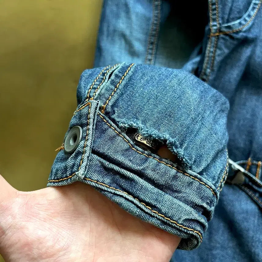 [BUNJANG] TAKEO KIKUCHI Vintage Denim Trucker Jacket / TAKEO KIKUCHI 타케오키쿠치 일본 빈티지 데님 트러커 자켓