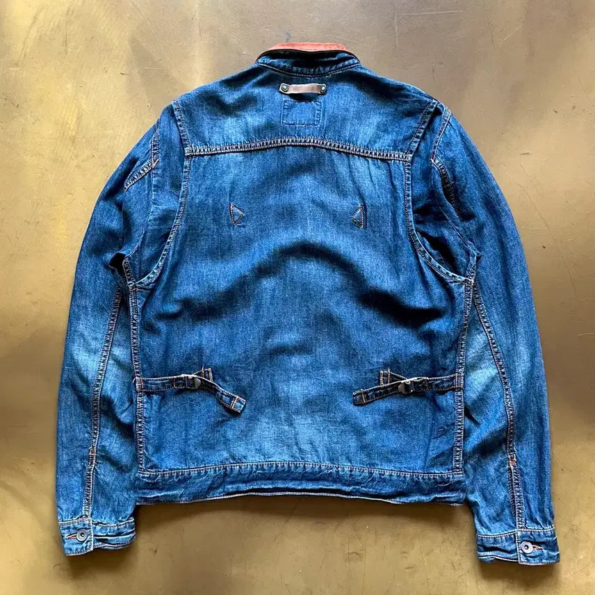 [BUNJANG] TAKEO KIKUCHI Vintage Denim Trucker Jacket / TAKEO KIKUCHI 타케오키쿠치 일본 빈티지 데님 트러커 자켓