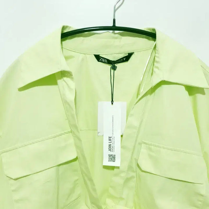 [BUNJANG] Zara Cropped Open Short Sleeve Shirt / 자라 크롭 오픈 반팔 셔츠 L_S1878