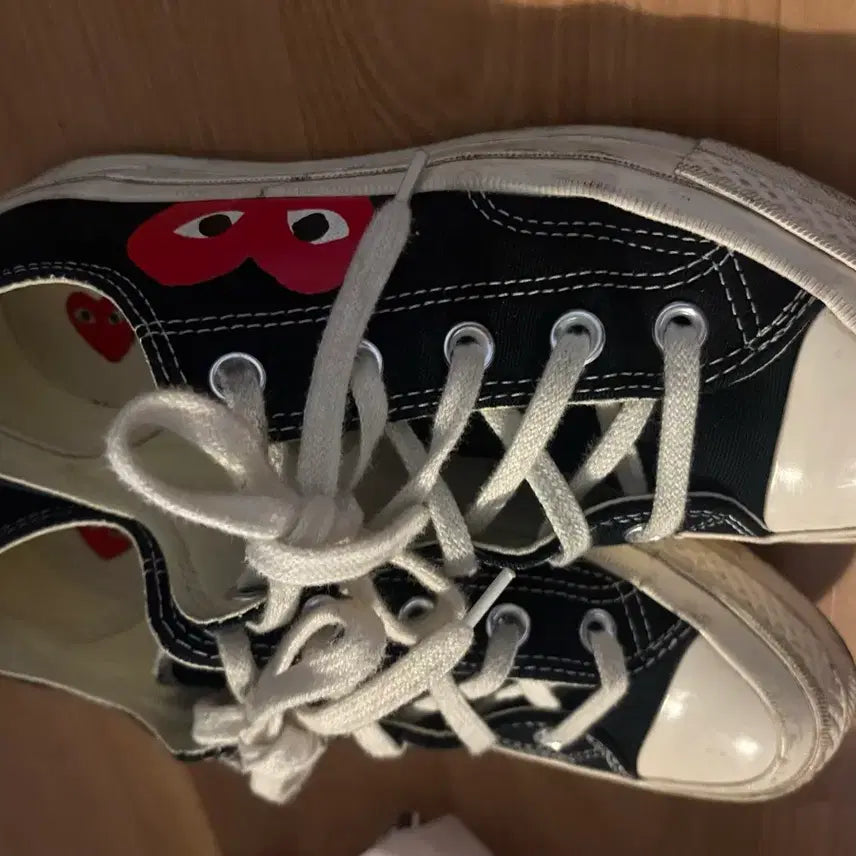 [BUNJANG] Comme des Garçons Black Sneakers Size 230 / 꼼데가르송 신발 230
