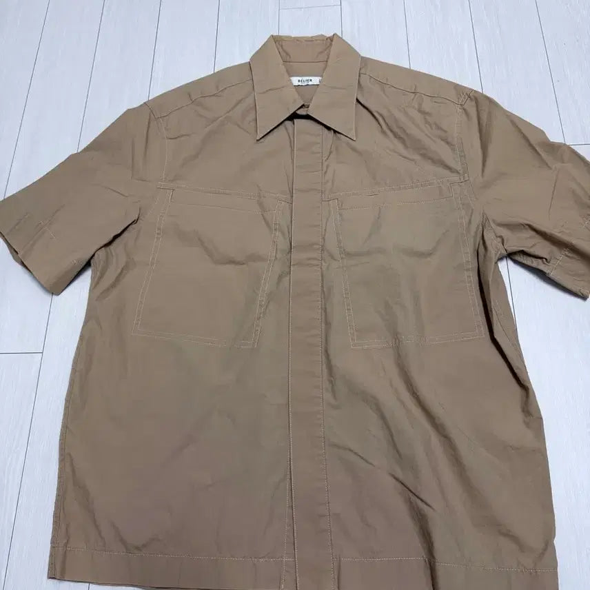 [BUNJANG] Bellier Half Shirt / 벨리에 하프 셔츠