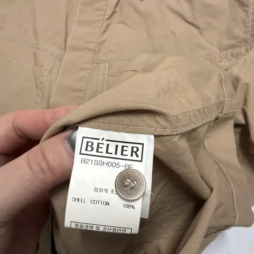 [BUNJANG] Bellier Half Shirt / 벨리에 하프 셔츠