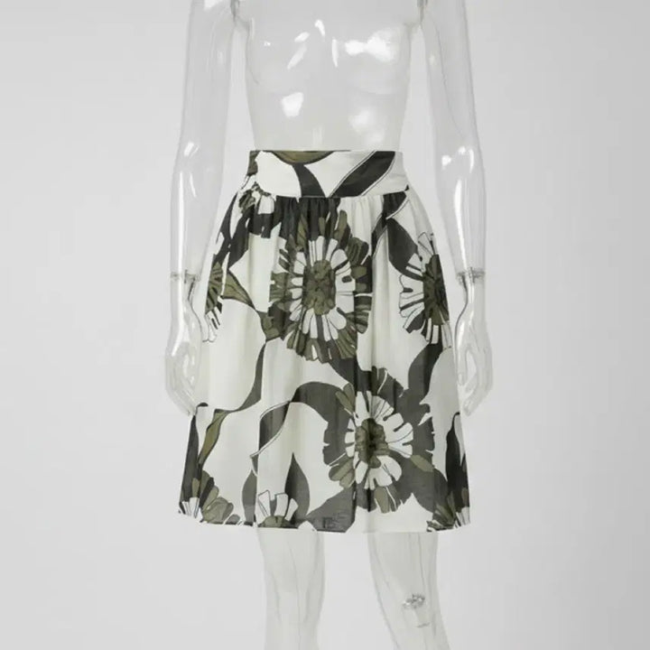 [BUNJANG] Roem Floral Chiffon Skirt / [새상품급] 로엠(Roem) 플라워 시폰 스커트