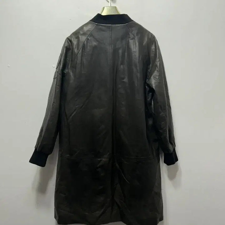 [SOLD OUT] 롱 카키 양가죽 봄버 자켓 S