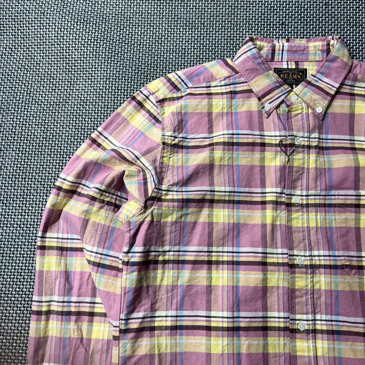 [BUNJANG] BEAM PLUS Check Pattern Shirt (L) / (새상품)BEAM PLUS 셔츠(L)