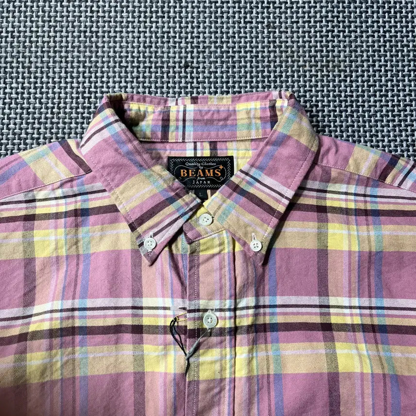 [BUNJANG] BEAM PLUS Check Pattern Shirt (L) / (새상품)BEAM PLUS 셔츠(L)