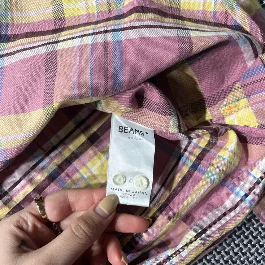 [BUNJANG] BEAM PLUS Check Pattern Shirt (L) / (새상품)BEAM PLUS 셔츠(L)