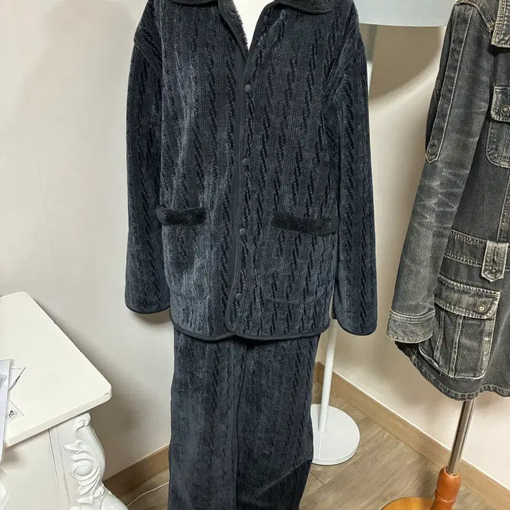 [BUNJANG] Navy Corduroy Set / 네이비 코듀로이 셋업